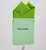 Green Apple 100% Cotton Pre-Folded Pocket Square Handkerchief Insert - 2 Point Green Apple 100% Cotton Pre-Folded Pocket Square Handkerchief Insert - 2 Point