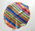 2-in-1 Pouf Round Pocket Square - Bright Candy Stripe Pattern 2-in-1 Pouf Round Pocket Square - Bright Candy Stripe Pattern