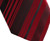 Antonia 100% Silk Tie - Dark Red Multi Stripes