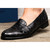Zelli 100% Caiman Crocodile Italian Penny Loafer - Black  Zelli 100% Caiman Crocodile Italian Penny Loafer - Black