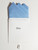 Blue 100% Cotton Pre-Folded Pocket Square Handkerchief Insert - 3 PT