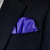 Purple Satin Pre-Folded Pocket Square Insert