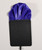 Purple Satin Pre-Folded Pocket Square Insert