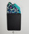 100% Cotton Pre-Folded Pocket Square Insert - Two-Tone Navy & Teal Abstract Floral  100% Cotton Pre-Folded Pocket Square Insert - Two-Tone Navy & Teal Abstract Floral