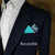 100% Cotton Pre-Folded Pocket Square Insert - Two-Tone Navy & Teal Abstract Floral  100% Cotton Pre-Folded Pocket Square Insert - Two-Tone Navy & Teal Abstract Floral