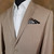 Two-Tone Black Abstract 100% Cotton Pre-Folded Pocket Square Insert Two-Tone Black Abstract 100% Cotton Pre-Folded Pocket Square Insert