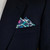 100% Cotton Pre-Folded Pocket Square Handkerchief Insert - Navy & Green Abstract Floral 100% Cotton Pre-Folded Pocket Square Handkerchief Insert - Navy & Green Abstract Floral