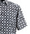 Bassiri Short Sleeve Camp Shirt - Black Odd Circles on White