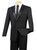 Clearance: Vinci Classic Black 2-Button Tuxedo - Flat Front Slacks Clearance: Vinci Classic Black 2-Button Tuxedo - Flat Front Slacks