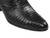 Clearance: Los Altos Genuine Teju Lizard Charro Heel Ankle Boot - Black