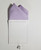 100% Cotton Pre-Folded Pocket Square Handkerchief Insert - Lavender Purple