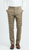 Leonardo Valenti Modern Fit Silk & Wool Blend Slacks - Golden Plaid