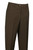 Leonardo Valenti Modern Fit Silk & Wool Blend Slacks - Brown Plaid Leonardo Valenti Modern Fit Silk & Wool Blend Slacks - Brown Plaid