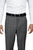 Leonardo Valenti Modern Fit Silk & Wool Blend Slacks - Taupe & Navy Plaid