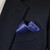 Satin 2 Point Pre-Folded Pocket Square Insert - Navy Blue  Satin 2 Point Pre-Folded Pocket Square Insert - Navy Blue