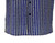 Bassiri Short Sleeve Camp Shirt - Jagged Stripes of Blue