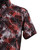 Bassiri Short Sleeve Camp Shirt - Artistic Red Foliage Print
