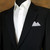 100% Cotton Pre-Folded Pocket Square Handkerchief Insert - Grey & White Scroll 100% Cotton Pre-Folded Pocket Square Handkerchief Insert - Grey & White Scroll