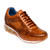 Belvedere Genuine Ostrich Leg Sneaker - Brandy Tone Belvedere Genuine Ostrich Leg Sneaker - Brandy Tone