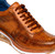 Belvedere Genuine Ostrich Leg Sneaker - Brandy Tone Belvedere Genuine Ostrich Leg Sneaker - Brandy Tone