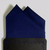 100% Cotton Pre-Folded Pocket Square Handkerchief Insert - Dark Blue 100% Cotton Pre-Folded Pocket Square Handkerchief Insert - Dark Blue