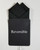 100% Cotton Pre-Folded Pocket Square Handkerchief Insert - Black 100% Cotton Pre-Folded Pocket Square Handkerchief Insert - Black