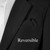 100% Cotton Pre-Folded Pocket Square Handkerchief Insert - Black 100% Cotton Pre-Folded Pocket Square Handkerchief Insert - Black