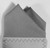 100% Cotton Pre-Folded Pocket Square Handkerchief Insert - Battleship Grey 100% Cotton Pre-Folded Pocket Square Handkerchief Insert - Battleship Grey