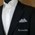 100% Cotton Pre-Folded Pocket Square Handkerchief Insert - Battleship Grey 100% Cotton Pre-Folded Pocket Square Handkerchief Insert - Battleship Grey