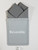 100% Cotton Pre-Folded Pocket Square Handkerchief Insert - Battleship Grey 100% Cotton Pre-Folded Pocket Square Handkerchief Insert - Battleship Grey