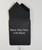 Two-Tone White Mini Dots on Black 100% Cotton Pre-Folded Pocket Square Insert