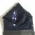 Men's Navy Blue Sequin Pre-Folded Pocket Square Insert - Point Design Men's Navy Blue Sequin Pre-Folded Pocket Square Insert - Point Design
