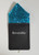 Men's Turquoise Blue Sequin Pre-Folded Pocket Square Insert - Point Design Men's Turquoise Blue Sequin Pre-Folded Pocket Square Insert - Point Design