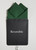 100% Cotton Pre-Folded Pocket Square Handkerchief Insert - Dark Green 100% Cotton Pre-Folded Pocket Square Handkerchief Insert - Dark Green