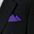 Dark Purple 100% Cotton Pre-Folded Pocket Square Handkerchief Insert - 2 Point  Dark Purple 100% Cotton Pre-Folded Pocket Square Handkerchief Insert - 2 Point