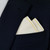 Bright Gold Stitch on Ivory 100% Cotton Pre-Folded Pocket Square Handkerchief Insert Bright Gold Stitch on Ivory 100% Cotton Pre-Folded Pocket Square Handkerchief Insert