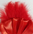 Red Satin Ruffle & Feather Pocket Square Insert Red Satin Ruffle & Feather Pocket Square Insert