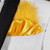 Yellow-Gold Satin Ruffle & Feather Pocket Square Insert Yellow-Gold Satin Ruffle & Feather Pocket Square Insert