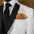 Rose Gold Sequin Ruffle & Feather Pocket Square Insert Rose Gold Sequin Ruffle & Feather Pocket Square Insert