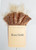 Rose Gold Sequin Ruffle & Feather Pocket Square Insert Rose Gold Sequin Ruffle & Feather Pocket Square Insert