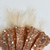 Rose Gold Sequin Ruffle & Feather Pocket Square Insert Rose Gold Sequin Ruffle & Feather Pocket Square Insert