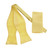 Yellow Pin Dot Weave 100% Woven Silk Self Tie Silk Bow Tie Set