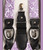 Lavender & Silver Flower Design Suspenders with Matching Silk Bow Tie Set Lavender & Silver Flower Design Suspenders with Matching Silk Bow Tie Set