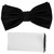 Black Diagonal Weave Pre-Tied Silk Bow Tie Set