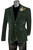 Vinci Trimmed Dark Green Velvet Slim Fit Sportcoat Vinci Trimmed Dark Green Velvet Slim Fit Sportcoat