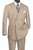 Vinci Beige Glenplaid Double-Breasted Suit with Flat Front Slacks Vinci Beige Glenplaid Double-Breasted Suit with Flat Front Slacks