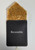 Men's Brassy-Gold Sequin Pre-Folded Pocket Square Insert - Point Design Men's Brassy-Gold Sequin Pre-Folded Pocket Square Insert - Point Design