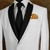 Men's Sequin Pre-Folded Pocket Square Insert - Brassy-Gold Men's Sequin Pre-Folded Pocket Square Insert - Brassy-Gold