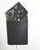 Men's Dark Silver & Black Sequin Pre-Folded Pocket Square Insert - Point Design Men's Dark Silver & Black Sequin Pre-Folded Pocket Square Insert - Point Design