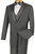 Vinci 4 Piece Grey Tuxedo with Matching Vest & Bow Tie -  Classic Fit 